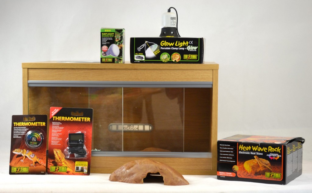 VivExotic Leopard Gecko Starter Kit Vivarium (Ready-Built)